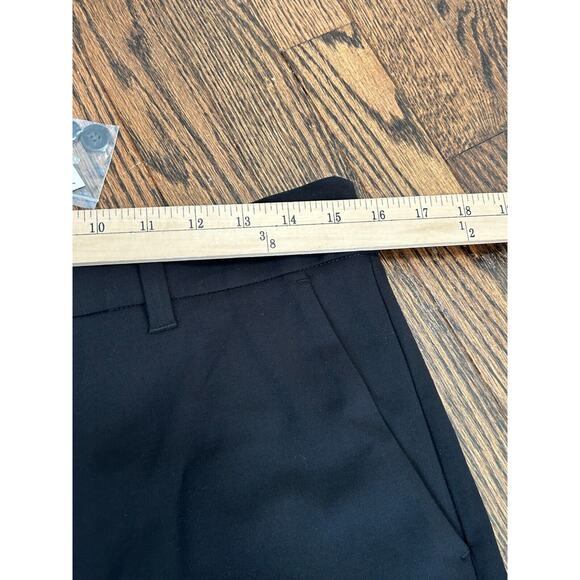 Madewell Women's Black Mid Rise Regular Fit Stretch Wide Leg Dress Pants Size 10 - Picture 6 of 8